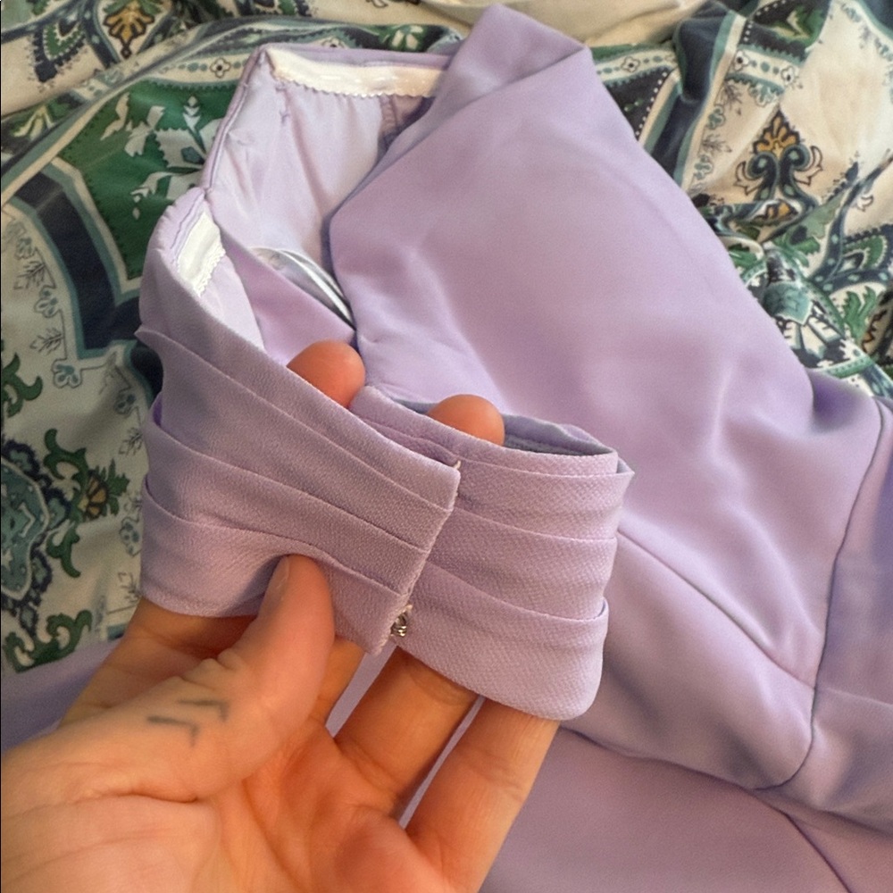 Azazie lilac chiffon dress - Picture 11 of 15